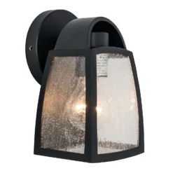 Lutec Kelsey Outdoor Wall Lantern - Black 8 Lutec Kelsey Outdoor Wall Lantern - Black -Luxe Light Shop 12840644 4994952691448986