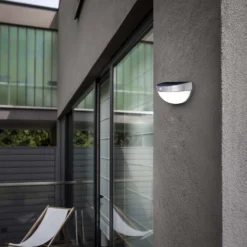 Lutec Bubble Solar LED Outdoor Wall Light With PIR Motion Sensor -Luxe Light Shop 12840752 2834952869585191