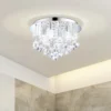 EGLO Olmonte Crystal And Chrome Bathroom Ceiling Light 2 EGLO Olmonte Crystal And Chrome Bathroom Ceiling Light -Luxe Light Shop 12881602 8644941823835028