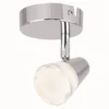 Rhea Single Lamp Spotlight - Polished Chrome -Luxe Light Shop 12882216 1404843517540055