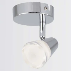 Rhea Single Lamp Spotlight - Polished Chrome -Luxe Light Shop 12882216 3004843517555775