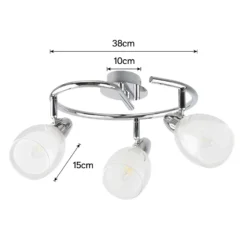 Eliza 3 Lamp Spotlight Plate - Chrome 11 Eliza 3 Lamp Spotlight Plate - Chrome -Luxe Light Shop 12882217 2064843518191664