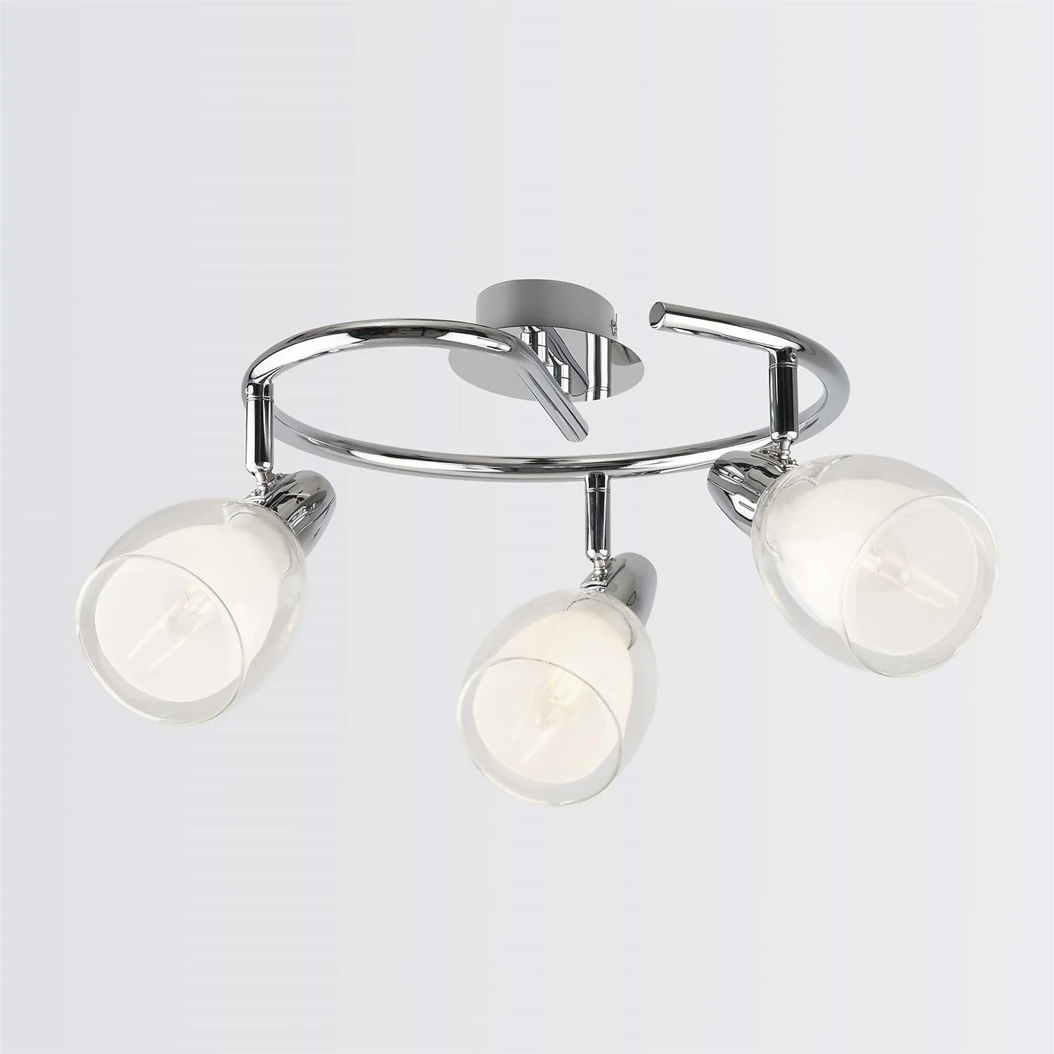 Eliza 3 Lamp Spotlight Plate - Chrome 4 Eliza 3 Lamp Spotlight Plate - Chrome - Image 2