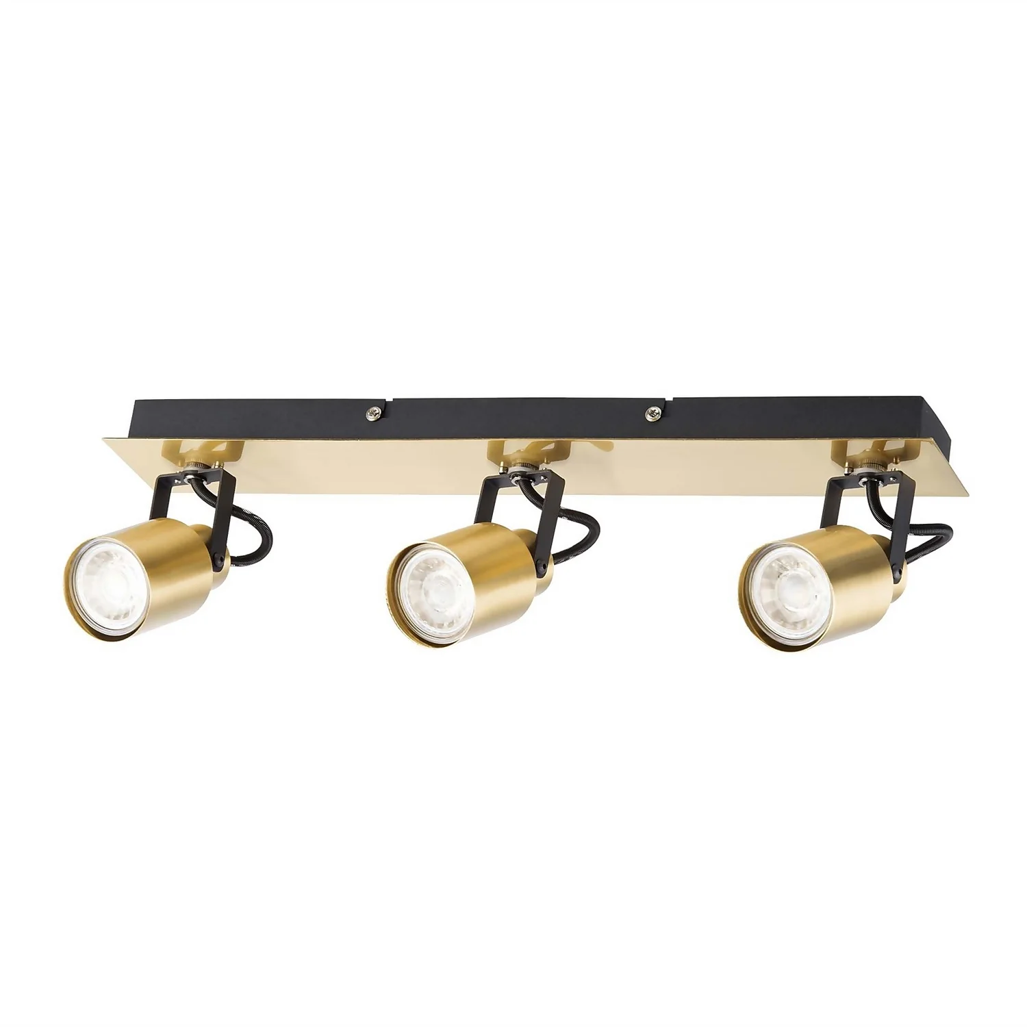 Lucy 3 Lamp Spotlight Plate - Gold & Black 3 Lucy 3 Lamp Spotlight Plate - Gold & Black