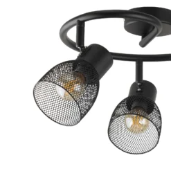 Emily 3 Lamp Spotlight Ring - Black -Luxe Light Shop 12882228 1254843519889163