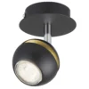 Austin Single Lamp Spotlight - Black & Gold -Luxe Light Shop 12882229 9374843520084958