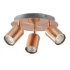 Rose 3 Lamp Spotlight Plate - Rose Gold 1 Rose 3 Lamp Spotlight Plate - Rose Gold -Luxe Light Shop 12882234 1944843521119910