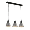 Country Living Farmhouse 3 Light Dome Pendant Fitting - Grey 2 Country Living Farmhouse 3 Light Dome Pendant Fitting - Grey -Luxe Light Shop 12882886 1544860935630364