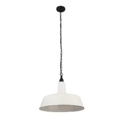 Country Living Farmhouse Pendant Light - White - 46cm 9 Country Living Farmhouse Pendant Light - White - 46cm -Luxe Light Shop 12882890 1944860936586386