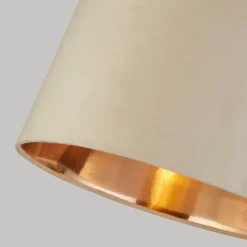 House Beautiful Samet Velvet Drum Shade - Champagne - 45cm 11 House Beautiful Samet Velvet Drum Shade - Champagne - 45cm -Luxe Light Shop 12882898 2124861162044159