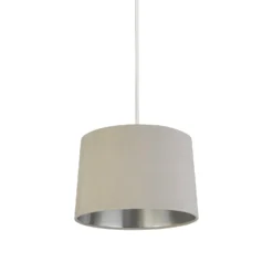 House Beautiful Samet Velvet Drum Shade - Grey - 30cm 10 House Beautiful Samet Velvet Drum Shade - Grey - 30cm -Luxe Light Shop 12882900 1904861162015239