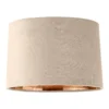 House Beautiful Samet Velvet Drum Shade - Champagne - 30cm -Luxe Light Shop 12882901 7864861161817566