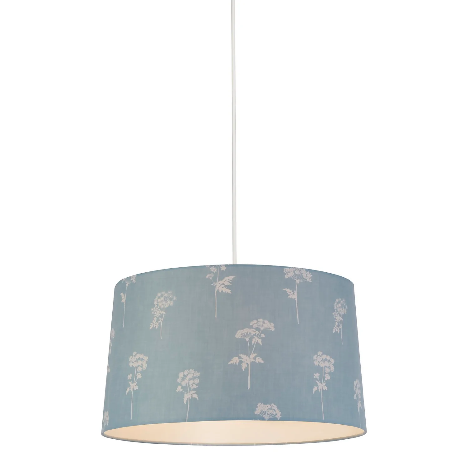 Country Living Annabelle Patterned Cotton Drum Shade - 45cm 3 Country Living Annabelle Patterned Cotton Drum Shade - 45cm
