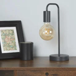 Jay Table Lamp - Charcoal 12 Jay Table Lamp - Charcoal -Luxe Light Shop 12908186 3285049847584522