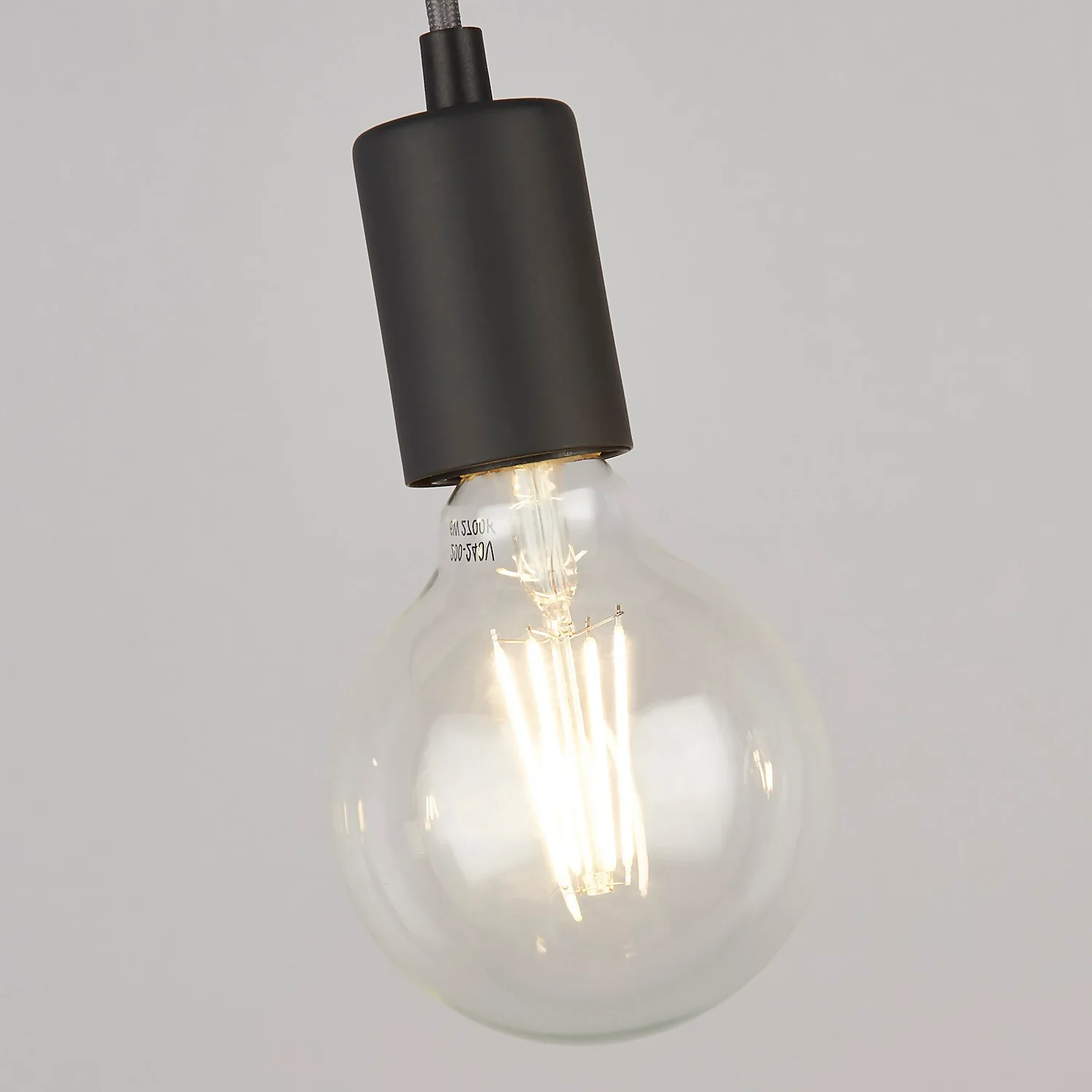 Jay 3 Light Ceiling Fitting - Charcoal 7 Jay 3 Light Ceiling Fitting - Charcoal - Image 5