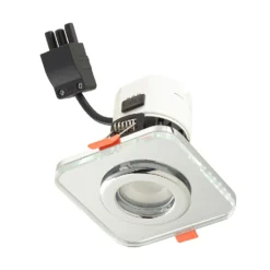 Bathstore Triotone Square Clear Glass Downlight -Luxe Light Shop 13047284 7245033007522312