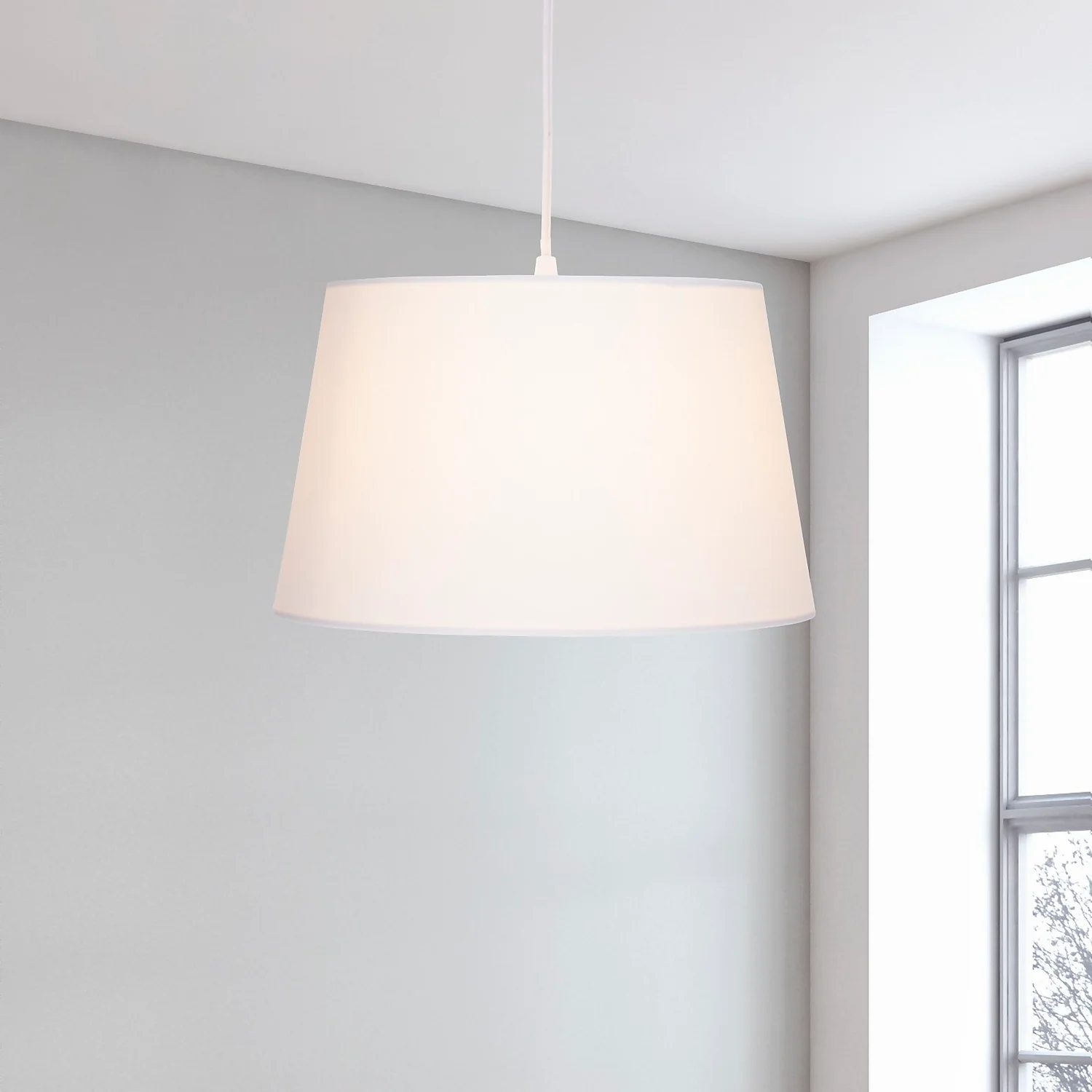 Clyde Grey Taper Shade - 30cm 3 Clyde Grey Taper Shade - 30cm