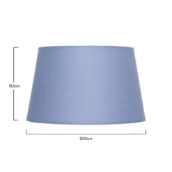 Clyde Blue Taper Shade - 30cm 11 Clyde Blue Taper Shade - 30cm -Luxe Light Shop 13139373 6954900552354011
