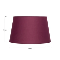 Clyde Plum Taper Shade - 30cm 11 Clyde Plum Taper Shade - 30cm -Luxe Light Shop 13139374 6364900552382859