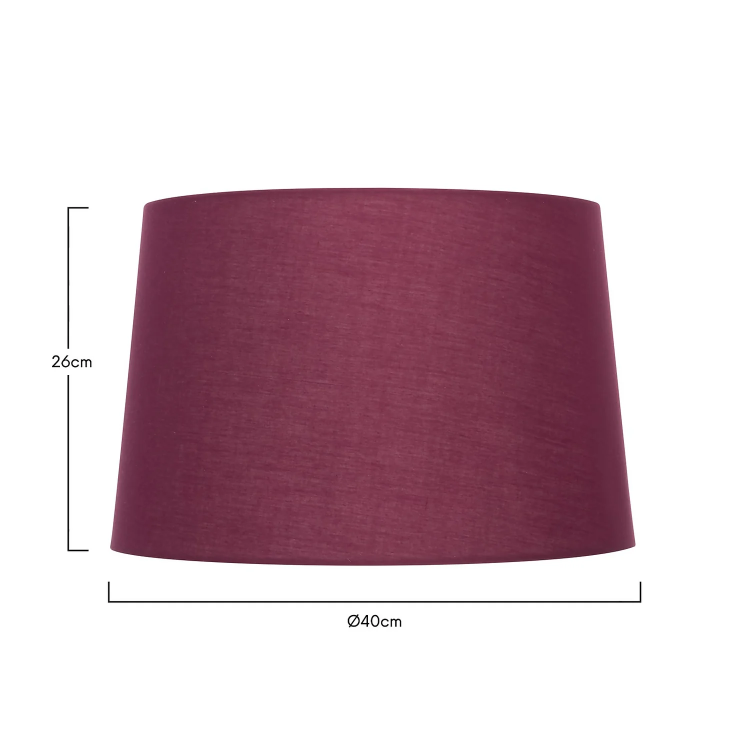 Clyde Plum Taper Shade - 40cm 7 Clyde Plum Taper Shade - 40cm - Image 5