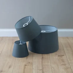 Clyde Charcoal Taper Shade - 40cm 13 Clyde Charcoal Taper Shade - 40cm -Luxe Light Shop 13139381 1614920559967733