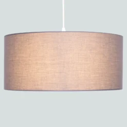 Clyde Charcoal Drum Shade With Diffuser - 45cm 12 Clyde Charcoal Drum Shade With Diffuser - 45cm -Luxe Light Shop 13139382 1464900551312186