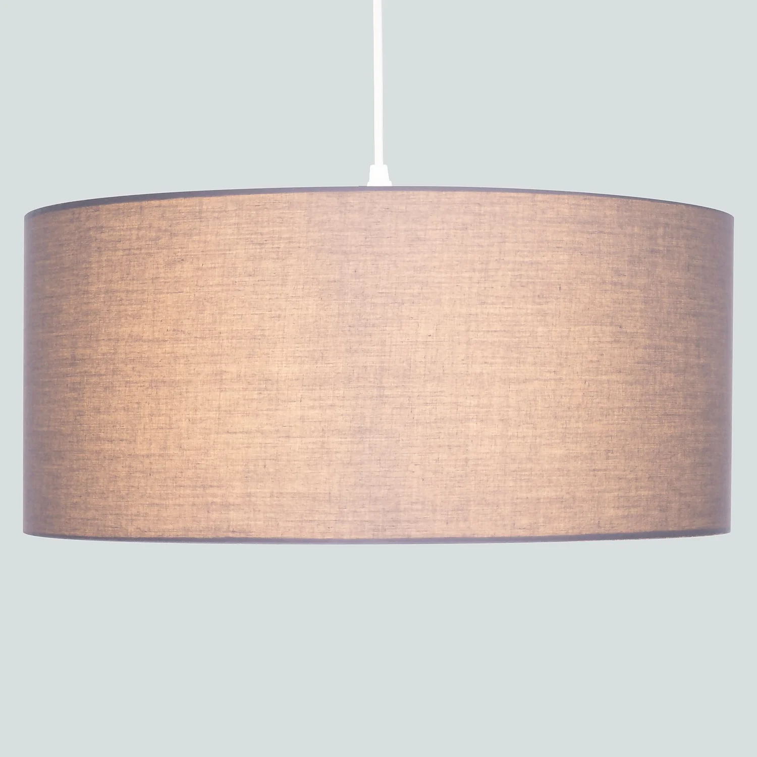 Clyde Charcoal Drum Shade With Diffuser - 45cm 5 Clyde Charcoal Drum Shade With Diffuser - 45cm - Image 3