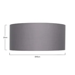 Clyde Charcoal Drum Shade With Diffuser - 45cm 14 Clyde Charcoal Drum Shade With Diffuser - 45cm -Luxe Light Shop 13139382 1724900551389496