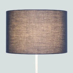 Clyde Navy Drum Shade - 30cm 10 Clyde Navy Drum Shade - 30cm -Luxe Light Shop 13139386 6384900551924705
