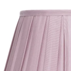 Raye Fig Pleated Taper Silk Shade - 30cm -Luxe Light Shop 13139391 2804900556763693