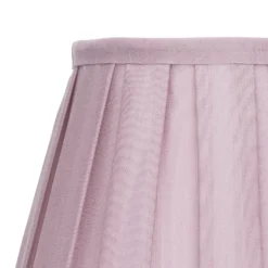 Raye Fig Pleated Taper Silk Shade - 20cm -Luxe Light Shop 13139393 3404900556037588