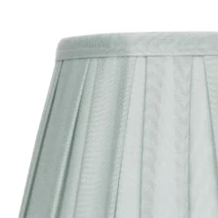 Raye Duck Egg Pleated Taper Silk Shade - 20cm -Luxe Light Shop 13139394 1444900556322390