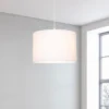 Clyde White Drum Shade - 30cm -Luxe Light Shop 13139398 3334900551626031