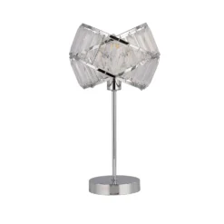 Dita 2 Band Chrome Table Lamp -Luxe Light Shop 13157966 1014911166521888