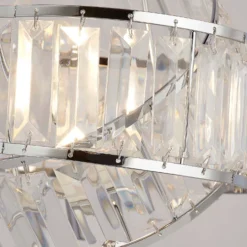 Dita 2 Band Chrome Table Lamp -Luxe Light Shop 13157966 4284911166592301