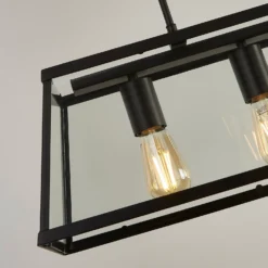 Bellevue 5 Light Industrial Pendant - Black 16 Bellevue 5 Light Industrial Pendant - Black -Luxe Light Shop 13157971 3654911164824980