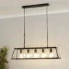 Bellevue 5 Light Industrial Pendant - Black 2 Bellevue 5 Light Industrial Pendant - Black -Luxe Light Shop 13157971 9765049847482615
