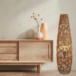 Kai Woven Floor Lamp -Luxe Light Shop 13157974 1754936623416385