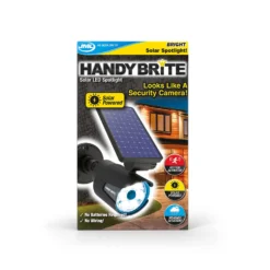 JML Handy Bright LED Spotlight - Solar Powered Motion-Activated LED Security Light -Luxe Light Shop 13174872 1994890224049294