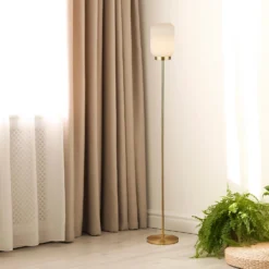 Pearl Frosted Floor Lamp - White -Luxe Light Shop 13177660 1164936591234113