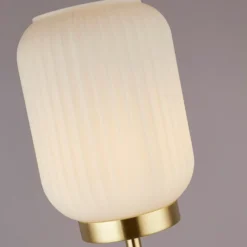Pearl Frosted Floor Lamp - White -Luxe Light Shop 13177660 5504930129267017