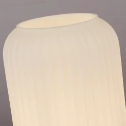 Pearl Frosted Table Lamp - White 15 Pearl Frosted Table Lamp - White -Luxe Light Shop 13177663 1704930129274928