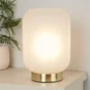 Pearl Frosted Table Lamp - White 2 Pearl Frosted Table Lamp - White -Luxe Light Shop 13177663 1835042043546996