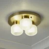 Pearl Frosted 3 Light Flush Ceiling Light 1 Pearl Frosted 3 Light Flush Ceiling Light -Luxe Light Shop 13177665 1475007611870169