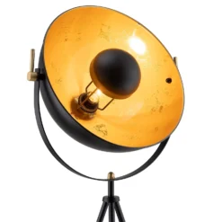 Kennedy Black & Gold Floor Lamp -Luxe Light Shop 13191218 4954958576985186