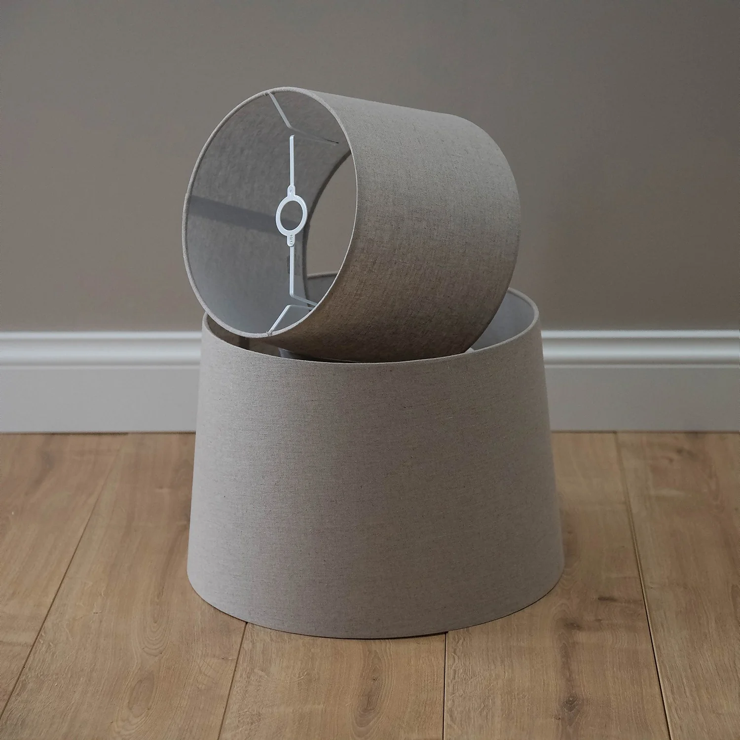 Finn Taper Natural Linen Shade - 40cm 8 Finn Taper Natural Linen Shade - 40cm - Image 6