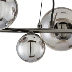 Orb II 7 Light Diner Pendant - Black Chrome Smoke 10 Orb II 7 Light Diner Pendant - Black Chrome Smoke -Luxe Light Shop 13208306 1314896913040214