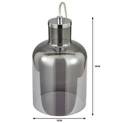 Jinx Table Lamp - Smoked Glass 12 Jinx Table Lamp - Smoked Glass -Luxe Light Shop 13208310 9014909895139171