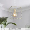 Edge 1 Light Pendant - Polished Brass 1 Edge 1 Light Pendant - Polished Brass -Luxe Light Shop 13208312 2965021602334448