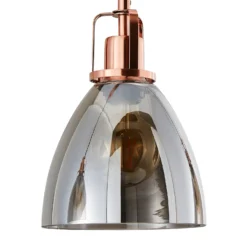Decan 3 Light Diner Pendant - Smoke & Copper 10 Decan 3 Light Diner Pendant - Smoke & Copper -Luxe Light Shop 13208313 6314896913283880